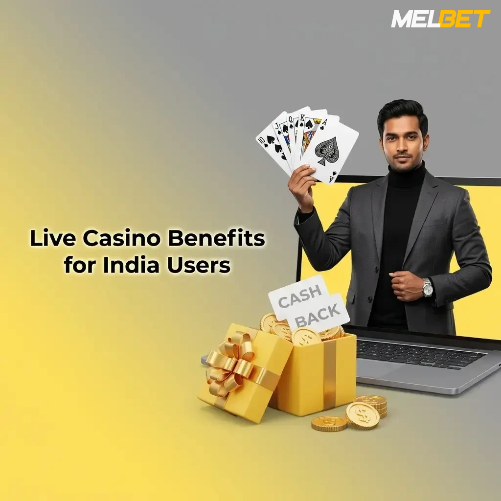 Melbet live casino benefits for India users including INR payments, Andar Bahar, Teen Patti, and mobile access