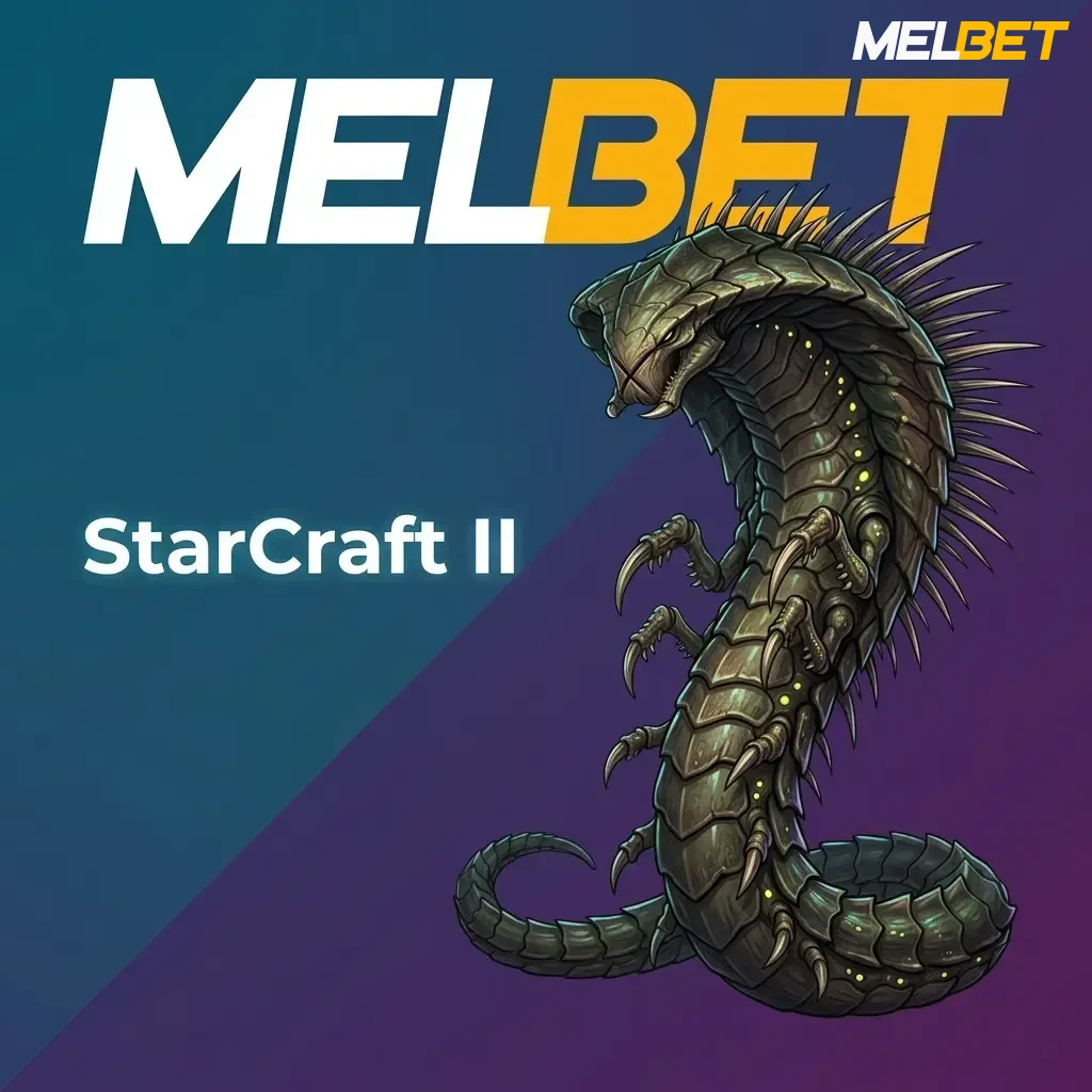 StarCraft II esports betting on Melbet with markets for GSL, DreamHack, and major SC2 tournaments