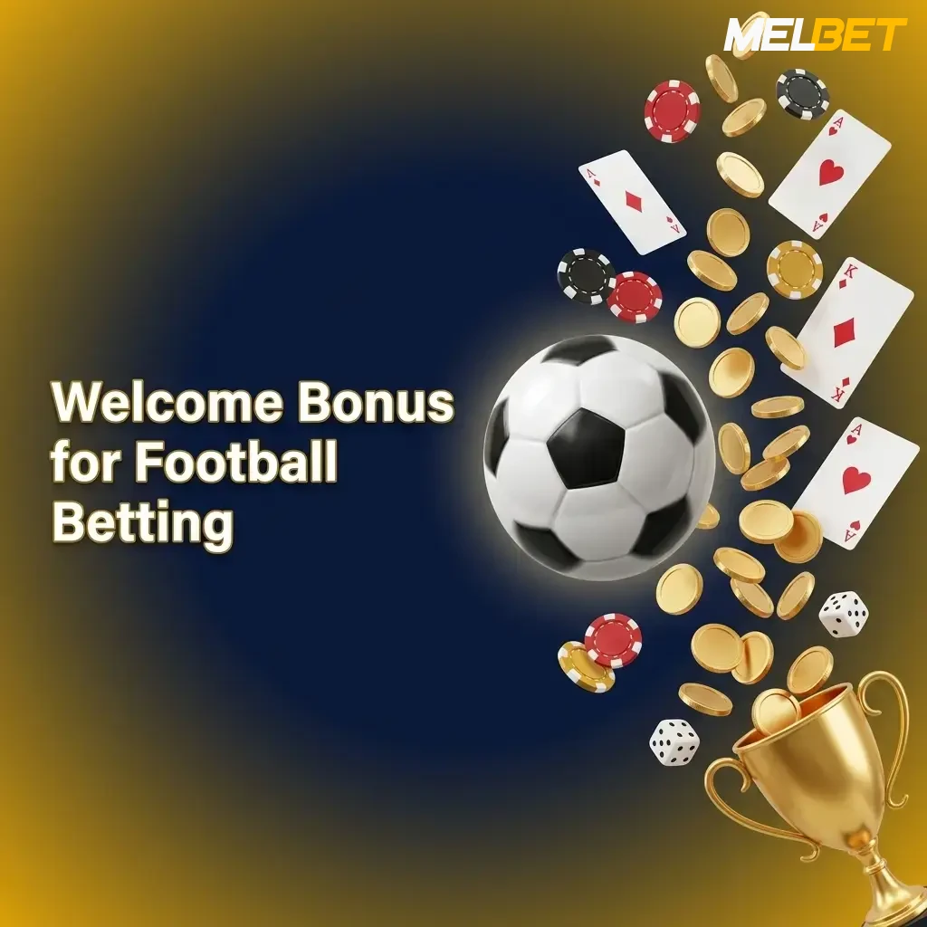 Melbet Sports Welcome Bonus offers new players 150% up to 40,000 INR on first deposit for football betting