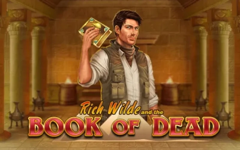 Explore ancient-themed adventures in Book of Dead on Melbet.