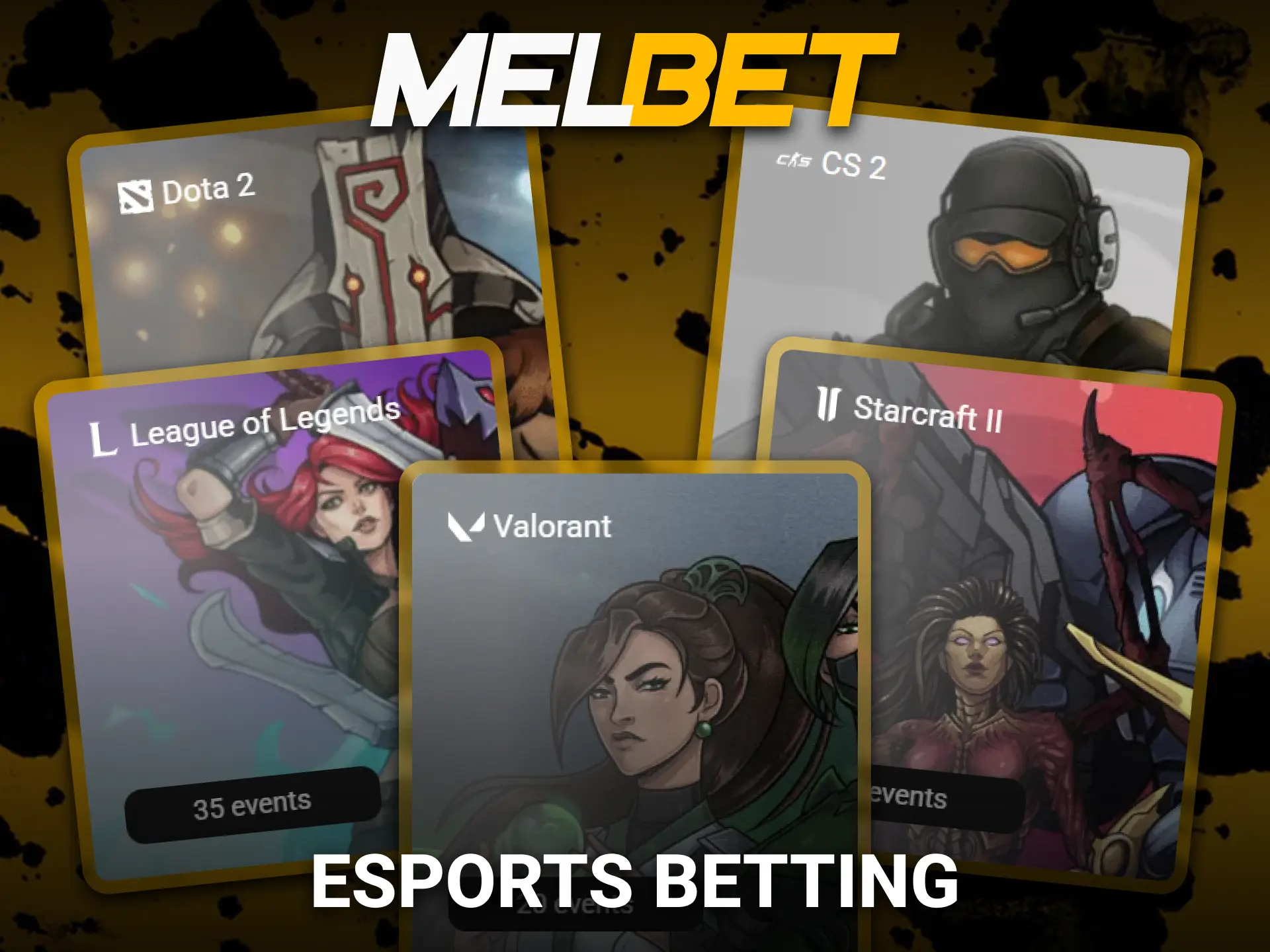 Melbet features dedicated esports betting markets for competitive gaming fans.
