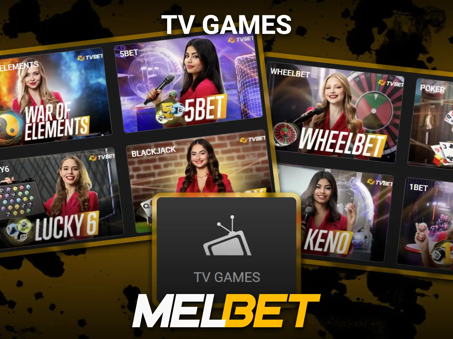 Melbet offers interactive TV games with entertaining prize opportunities.