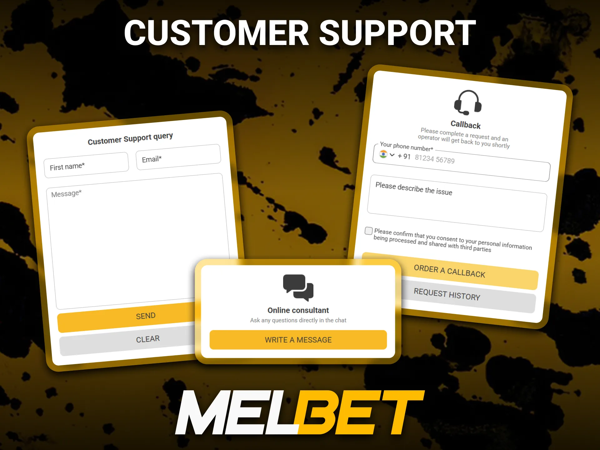 Contact the Melbet support team for assistance with registration issues.